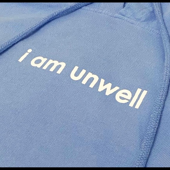 CALL HER DADDY- I AM UNWELL CROPPED HOODIE - Picture 2 of 7